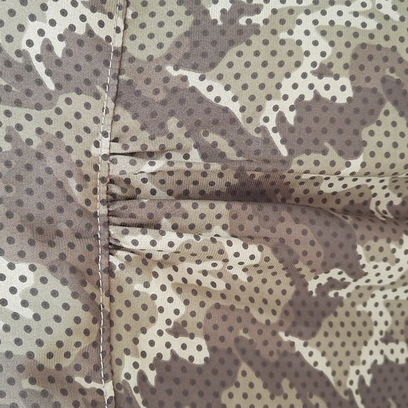 Tommy Hilfiger Camouflage Polka Dot Popover Shirt - Picture 8 of 10
